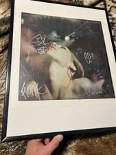 Deftones Signed Poster 14.5 X 14.5 CHI Cheng Chino  signed By Entire Band picture