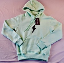 Bruce Bolt Lightening Men's Hoodie Size Med Green NWT picture