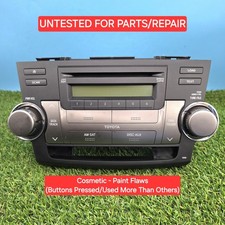 (UNTESTED) 2008-2011 Toyota Highlander OEM Radio 6 CD 86120-0E230-C0 51858 picture