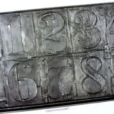 ORIGINAL 2011 JASPER JOHNS NUMBERS EXHIBITION POSTER picture