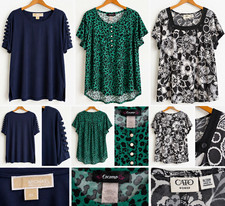 Plus Size Women’s Tops Lot 2X 18/20W Michael Kors Cato Cocomo Work Blouses picture