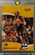KEVIN GARNETT RARE GOLD 1999 BOWMAN’S BEST TOPPS INVESTMENT CARD TWOLVES GOAT B picture