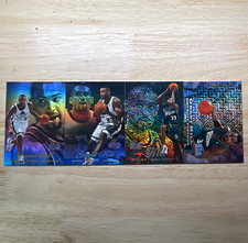 Fleer 1998-99 Flair Showcase Grant Hill Pistons Insert Lot 4 Cards #1 #5 #9 picture
