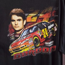 Vintage Jeff Gordon Chase Authentics Mens Size 2XL XXL Long Sleeve Black Shirt picture