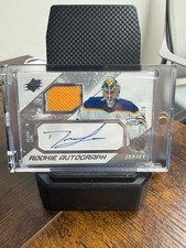 2023-24 SPx hockey rookie autograph jersey Devon Levi 038/375 picture