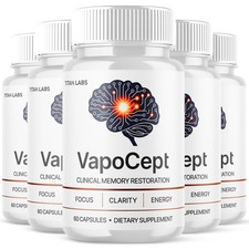 VapoCept Nootropic Natural Brain Health Support Formula Vapo Cept 300 Capsules picture