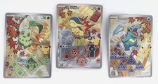 Chikorita, Cyndaquil, Totodile MEP 046, 047, 048 NM First Partner Promo Gen 2 picture