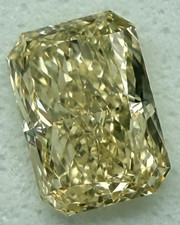 1.05 Ct Fancy Yellow VS1 Lab Grown Radiant Cut Diamond IGI Certified CVD picture