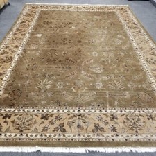 Handmade XL Vintage Oriental Hand Tied Wool Area Rug Room Size 14' x 9'10