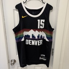 Nike Nikola Jokic #15 Denver Nuggets City Edition Swingman Jersey Size 48 L picture