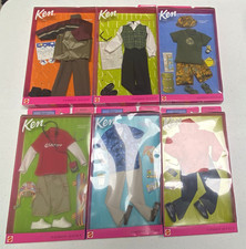 Mattel Fashion Avenue Ken Clothing Lot of 6 Casual Outfits for 11.5