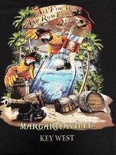 Margaritaville Key West T-Shirt- 2XL - All For Rum & Rum For All - Pirate- NWT picture