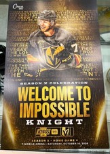 Vegas Golden Knights v LA Kings  -10/10/26 Game Day Poster Karlsson  picture