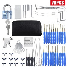 Unlócking 70Pcs Pick Tóól Set Clear Lóck for Lócksmith Picking Stainless Steel picture