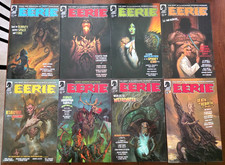 EERIE DARK HORSE HORROR COMICS SET 1 - 8 WARREN BERNIE WRIGHTSON RICHARD CORBEN picture