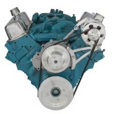 Pontiac V-Belt System Alternator Only 350 400 428 455 High Flow Cooling 1969+ picture