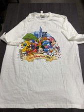 Vintage Walt Disney World 2000 Character T-Shirt Autographs Back White XL NWT picture