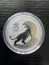 2022 1oz Platinum Australian Perth Mint Lunar Year Of The Tiger BU Coin picture