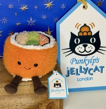 Jellycat CODHI CALIFORNIAN ROLL NWT Exclusive Sushi RARE FAST SHIPPING picture