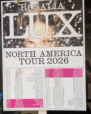 Rosalía LUX Tour 2026 North American Concert Poster picture