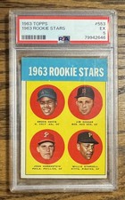 Topps 1963 Topps High #553 Rookie Stars Willie Stargell RC PSA 5 EX picture