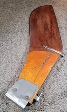 VINTAGE  Wooden SAILBOAT  RUDDER TILLER KEEL Parts 42 Inch Display Nautical  picture