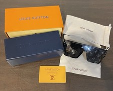 Louis Vuitton LV Waimea L Shield Sunglasses Z1583W Black Monogram w/Box (NWOT) picture
