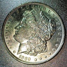 *1889 Morgan Silver Dollar BU 90% Silver picture