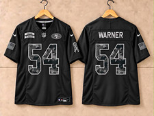Nike San Francisco 49ers Fred Warner #54 Jersey Salute to Service Black All Size picture