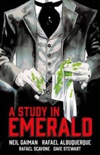 Neil Gaiman's A Study in Emerald - Hardcover By Gaiman, Neil - VERY GOOD picture