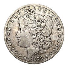 1878 P Morgan Silver Dollar Reverse Of 79 Philadelphia Mint F Fine picture
