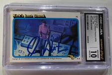 William Shatner Signed 1979 Topps Star Trek  Witnessed Auto CGC/JSA GEM 10 picture