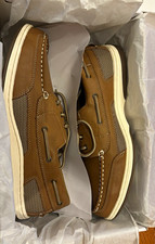 Sonoma Goods For Life Darcey Men's Brown Boat Shoes 11.5 M Lace Up Foam picture