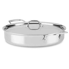 All-clad D3 Stainless Steel 3-ply Bonded 6 -qt Mother of All Pans with lid picture