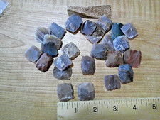 3/4-7/8 Inch Flints - 18th Century Style Gun Flints for Flintlocks -24 pieces picture