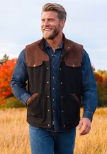 Boulder Creek by KingSize Men's Big & Tall Multi-Pocket Vest picture