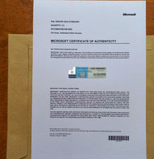 Microsoft SQL Server 2022 Standard RETAIL 24 Core unlimited CAL CoA DG7GMGF0M7XW picture