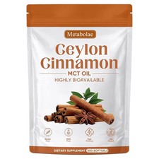Metabolae Ceylon Cinnamon - 300 Softgels, 12:1 Concentrated Cinnamon Extract wit picture
