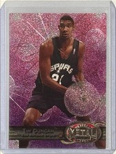SkyBox Metal Universe 1997-98 Tim Duncan Rookie Card #66 San Antonio Spurs picture