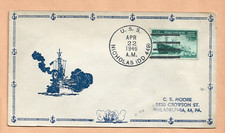 U.S.S.  NICHOLAS APR 22,1946   NAVAL COVER picture