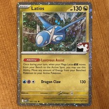 Latios 101/132, NM Holo Fart Swirl, Prize Pack Series 8, Stamped Pokémon Promo picture