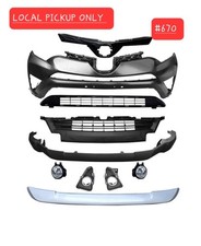 ➿️ Fits 2016-18 Toyota Rav4 Front Bumper Cover Kit w/ Grille & Fog Lights picture