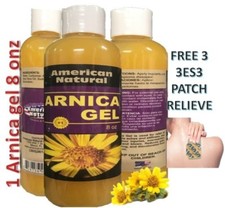 ARNICA MONTANA GEL 8 Oz support RELIEF BRUISES MUSCLE ACHES CREAM FREE PT picture