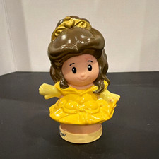 Little People Disney Princess Belle Figure Yellow Dress Vintage 2002 MPN C6118 picture