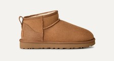 Size 5 - Women's UGG Classic Ultra Mini Boots Chestnut Shearling NEW picture