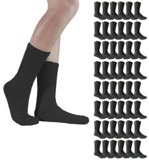 12 Pairs Men's Solid Sports Cotton Crew Socks Athletic Work Size 9-11 10-13 picture