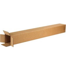 BOX USA 4x4x40in Shipping Boxes 25PK Corrugated Mailing Storage picture