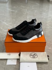 Hermes Bouncing Sneakers Leather Lace Up Designer Shoes Unisex EU USA Sizes NEW picture