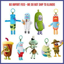 SALE 15cm Official Spongebob Square Pants Plush Keychain Bikini BottomToy picture