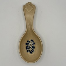 Vtg Pfaltzgraff FOLK ART Spoon Rest 9.5